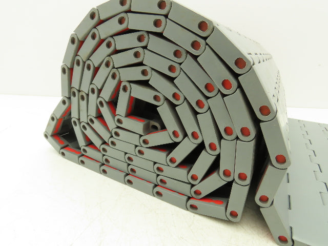 Regina UCC1500 Ultop 15"W MatTop Flat Conveyor Belt Chain Gray FliteTop 10'L