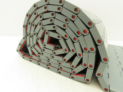 Regina UCC1500 Ultop 15"W MatTop Flat Conveyor Belt Chain Gray FliteTop 10'L