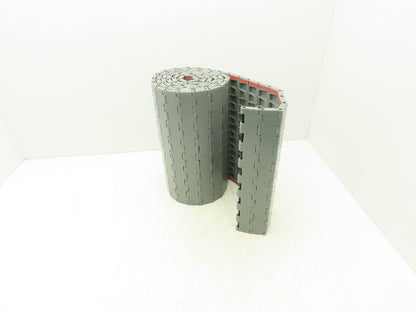 Regina UCC1500 Ultop 15"W MatTop Flat Conveyor Belt Chain Gray FliteTop 10'L