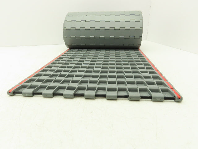 Regina UCC1500 Ultop 15"W MatTop Flat Conveyor Belt Chain Gray FliteTop 10'L