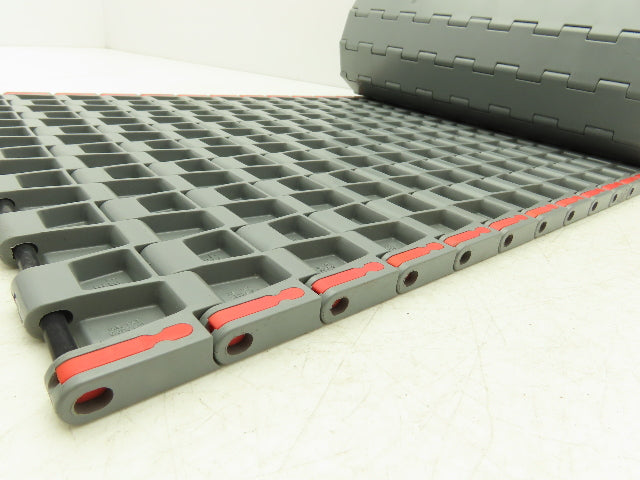 Regina UCC1500 Ultop 15"W MatTop Flat Conveyor Belt Chain Gray FliteTop 10'L