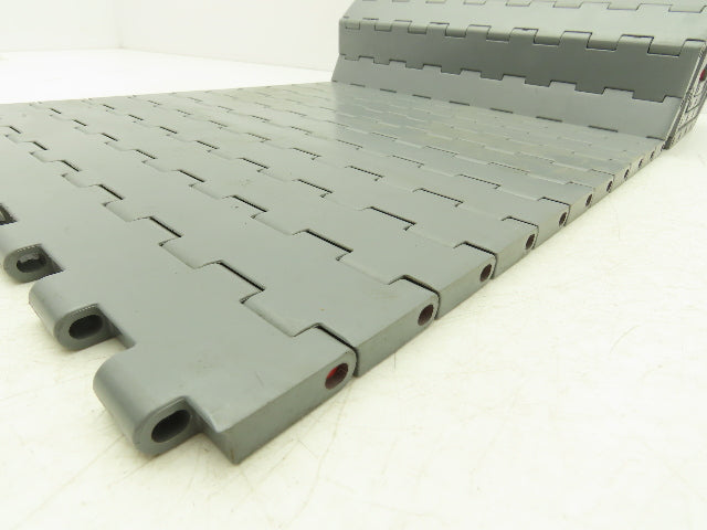 Regina UCC1500 Ultop 15"W MatTop Flat Conveyor Belt Chain Gray FliteTop 73.5"L