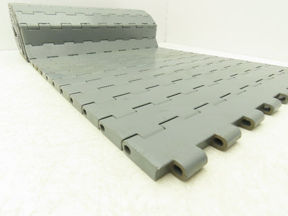 Regina UCC1500 Ultop 15"W MatTop Flat Conveyor Belt Chain Gray FliteTop 73.5"L