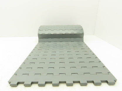 Regina UCC1500 Ultop 15"W MatTop Flat Conveyor Belt Chain Gray FliteTop 73.5"L