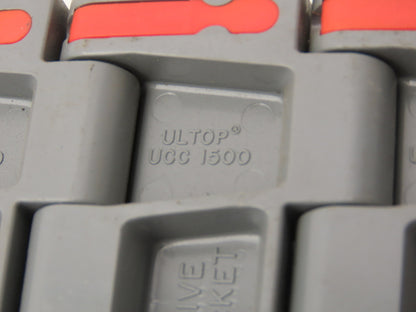 Regina UCC1500 Ultop 15"W MatTop Flat Conveyor Belt Chain Gray FliteTop 73.5"L