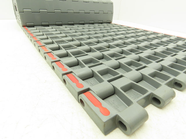 Regina UCC1500 Ultop 15"W MatTop Flat Conveyor Belt Chain Gray FliteTop 73.5"L