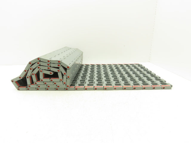 Regina UCC1500 Ultop 15"W MatTop Flat Conveyor Belt Chain Gray FliteTop 73.5"L