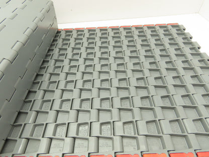 Regina UCC1500 Ultop 15"W MatTop Flat Conveyor Belt Chain Gray FliteTop 73.5"L