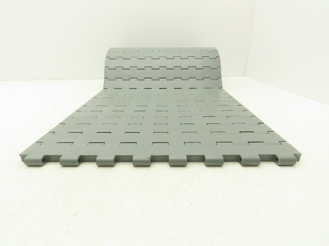 Regina UCC1500 Ultop 15"W MatTop Flat Conveyor Belt Chain Gray FliteTop 73.5"L