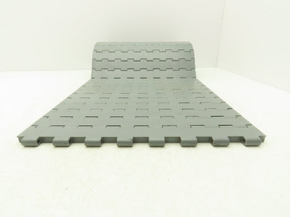 Regina UCC1500 Ultop 15"W MatTop Flat Conveyor Belt Chain Gray FliteTop 73.5"L