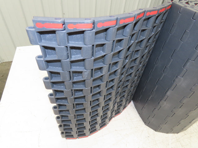 Regina UCC1500 Ultop 15"W MatTop Flat Conveyor Belt Chain Gray FliteTop 10'L