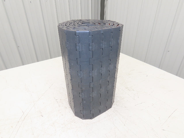 Regina UCC1500 Ultop 15"W MatTop Flat Conveyor Belt Chain Gray FliteTop 10'L