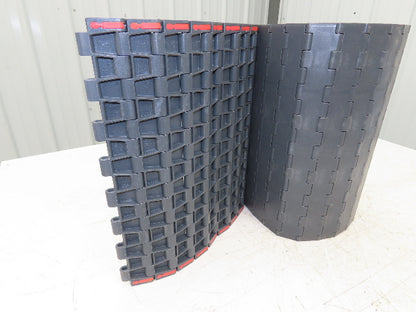 Regina UCC1500 Ultop 15"W MatTop Flat Conveyor Belt Chain Gray FliteTop 10'L