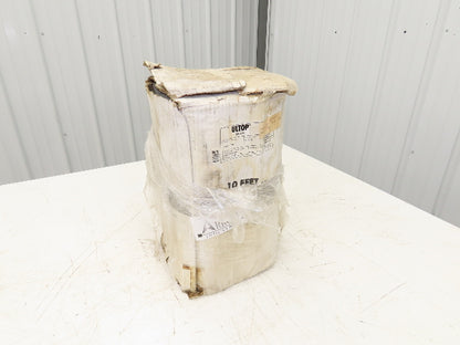 Regina UCC1500 Ultop 15"W MatTop Flat Conveyor Belt Chain Gray FliteTop 10'L