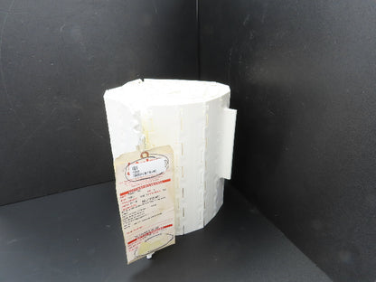 Intralox 850 Series 12"W SeamFree Cleated Top Poly Conveyor Belt White 10'L