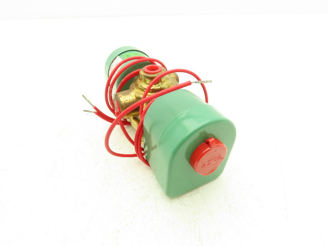 Asco Red Hat 8342C20 Solenoid Valve 1/4"NPT 4 Way 2 Pos 125psi 110/120V 50/60Hz