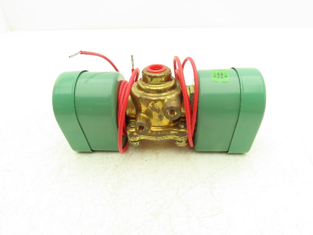 Asco Red Hat 8342C20 Solenoid Valve 1/4"NPT 4 Way 2 Pos 125psi 110/120V 50/60Hz