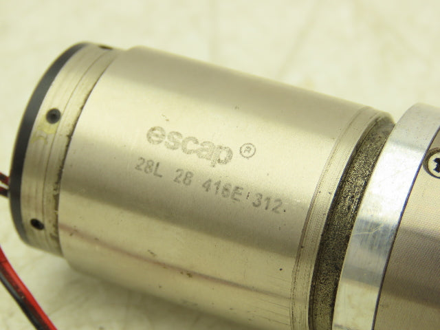 Escap 28L 28 416E 312 Mini Inline Gearmotor 416:1 19RPM 24VDC R32 10 17 416