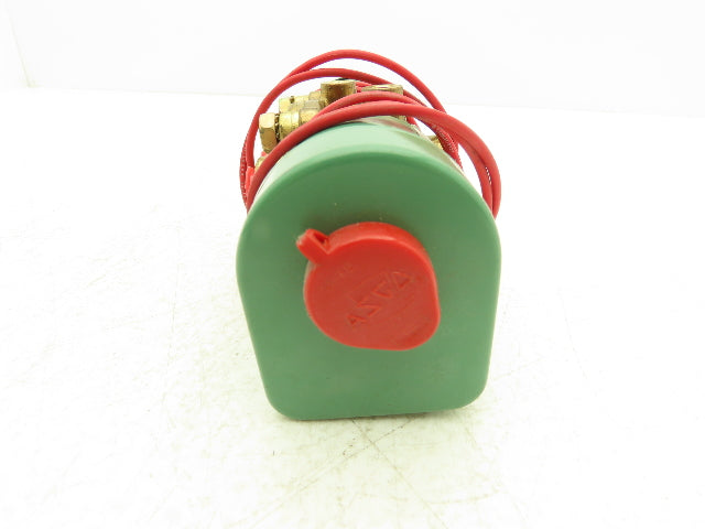 Asco Red Hat 8342C20 Solenoid Valve 1/4"NPT 4 Way 2 Pos 125psi 110/120V 50/60Hz