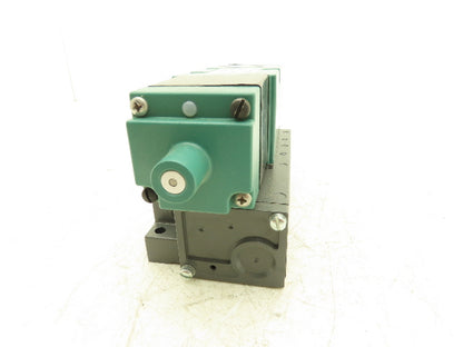 Numatics Pneumatic Air Solenoid Valve with Base 4/3 Closed Center 120V 1/2"NPT