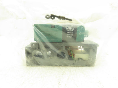 Numatics 082SA415K019M30 Pneumatic Solenoid Valve/Manifold 120V 1/4"NPT 150PSI