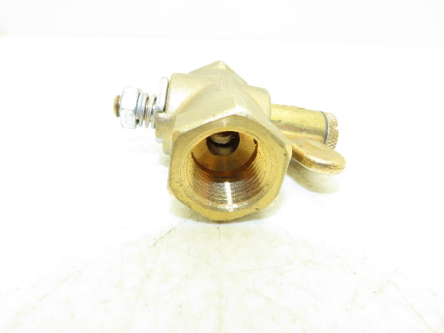 11-010 Brass Adjustable Orifice Gas Cock 1/2" Handle