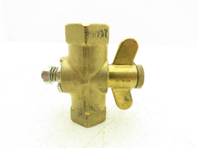 11-010 Brass Adjustable Orifice Gas Cock 1/2" Handle
