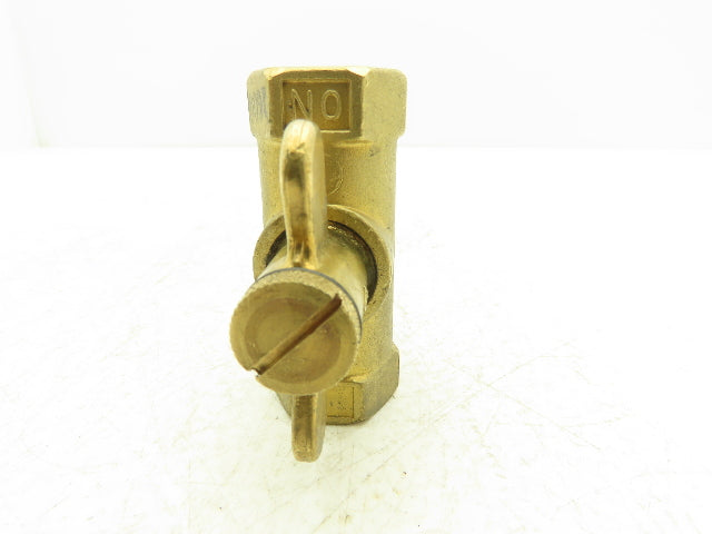 11-010 Brass Adjustable Orifice Gas Cock 1/2" Handle