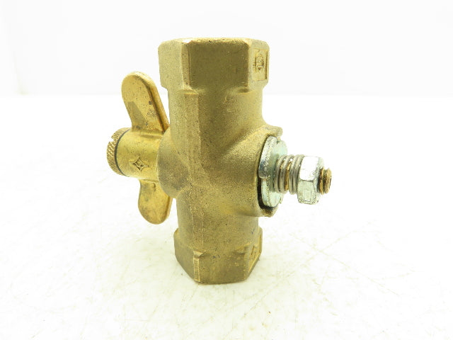 11-010 Brass Adjustable Orifice Gas Cock 1/2" Handle