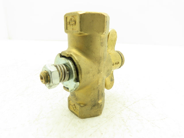 11-010 Brass Adjustable Orifice Gas Cock 1/2" Handle