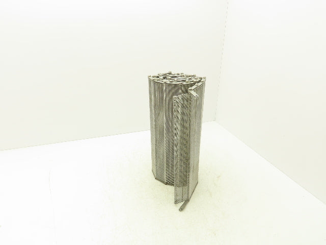 Stainless Steel Eyelink Wire Loop Oven Conveyor Belt 390mm 15.3"W x 65"L