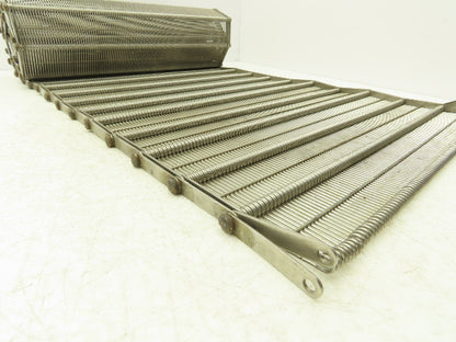Stainless Steel Eyelink Wire Loop Oven Conveyor Belt 390mm 15.3"W x 65"L