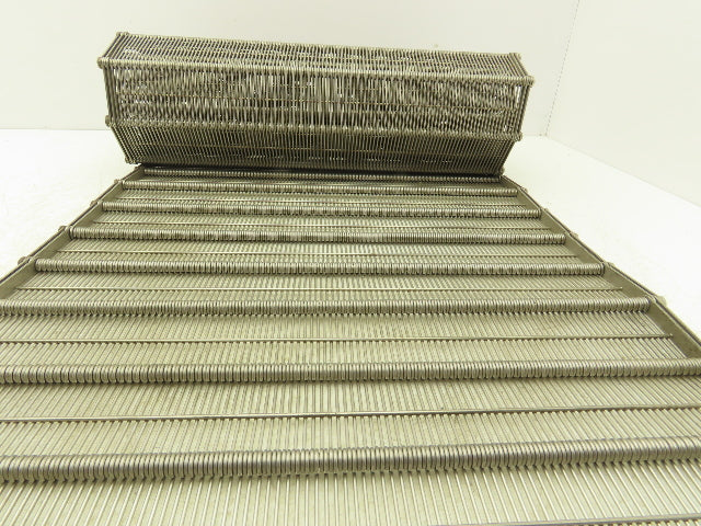 Stainless Steel Eyelink Wire Loop Oven Conveyor Belt 390mm 15.3"W x 65"L