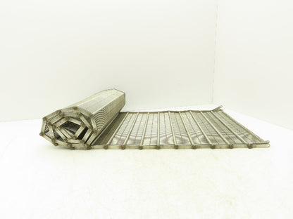 Stainless Steel Eyelink Wire Loop Oven Conveyor Belt 390mm 15.3"W x 65"L