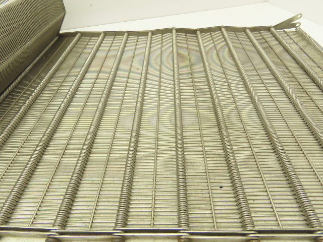 Stainless Steel Eyelink Wire Loop Oven Conveyor Belt 390mm 15.3"W x 65"L
