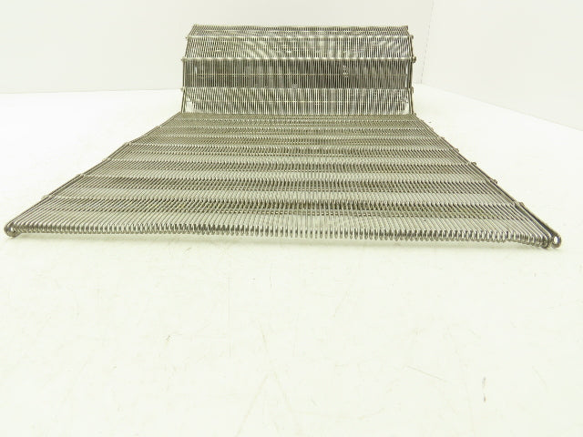 Stainless Steel Eyelink Wire Loop Oven Conveyor Belt 390mm 15.3"W x 65"L