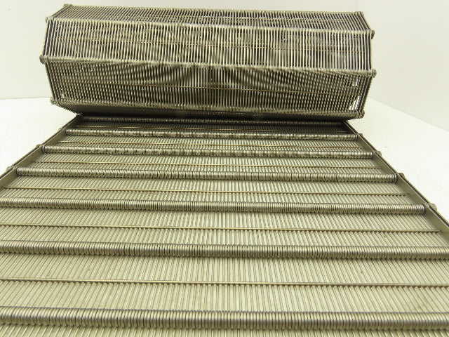 Stainless Steel Eyelink Wire Loop Oven Conveyor Belt 390mm 15.3"W x 78.75"L