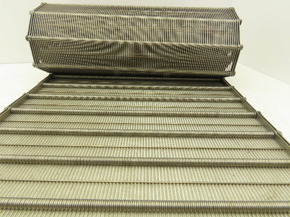 Stainless Steel Eyelink Wire Loop Oven Conveyor Belt 390mm 15.3"W x 78.75"L