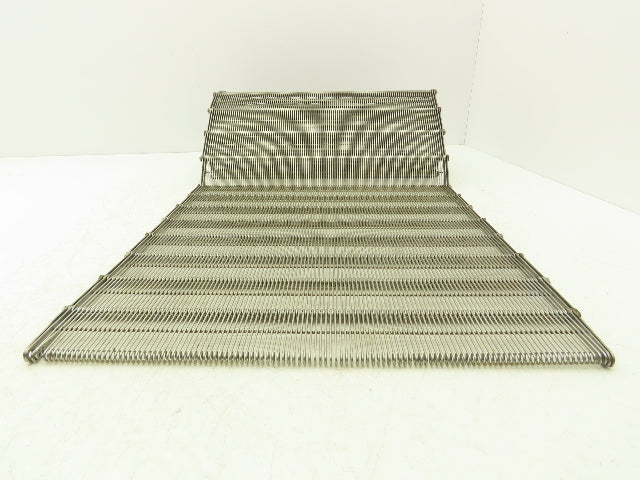 Stainless Steel Eyelink Wire Loop Oven Conveyor Belt 390mm 15.3"W x 78.75"L