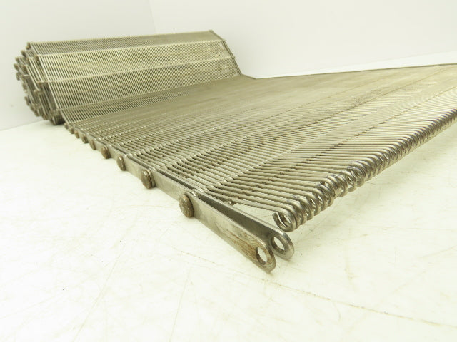 Stainless Steel Eyelink Wire Loop Oven Conveyor Belt 390mm 15.3"W x 92.75"L