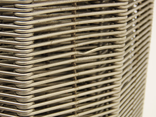 Stainless Steel Eyelink Wire Loop Oven Conveyor Belt 390mm 15.3"W x 92.75"L