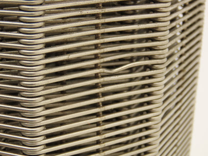 Stainless Steel Eyelink Wire Loop Oven Conveyor Belt 390mm 15.3"W x 92.75"L