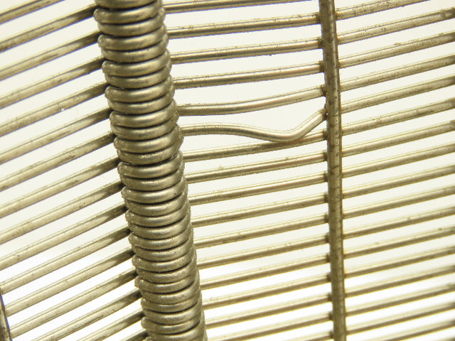 Stainless Steel Eyelink Wire Loop Oven Conveyor Belt 390mm 15.3"W x 92.75"L