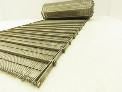 Stainless Steel Eyelink Wire Loop Oven Conveyor Belt 390mm 15.3"W x 92.75"L