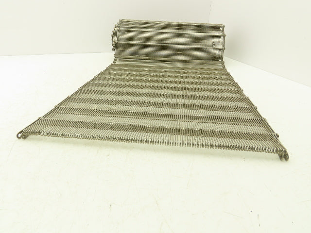 Stainless Steel Eyelink Wire Loop Oven Conveyor Belt 390mm 15.3"W x 92.75"L