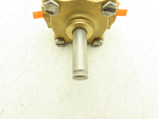 Dayton 1A577 Solenoid Valve Body 2-Way Normally Closed 1/2" NPT Brass Lot of 2