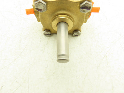 Dayton 1A577 Solenoid Valve Body 2-Way Normally Closed 1/2" NPT Brass Lot of 2