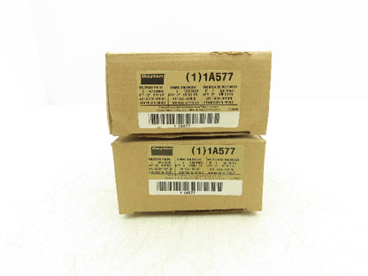 Dayton 1A577 Solenoid Valve Body 2-Way Normally Closed 1/2" NPT Brass Lot of 2