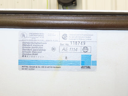 Rittal 2-Door Electrical Enclosure Control Panel 1400x1000x280mm 55x39x15"