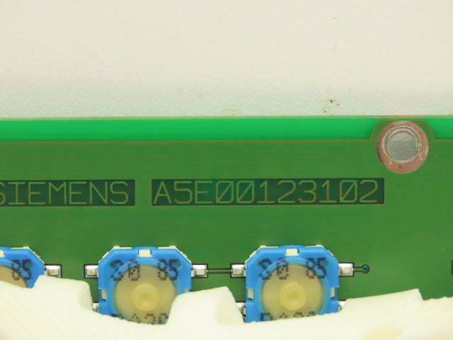 Siemens A5E00123058 Printed Circuit Push Button HMI Control Board A5E00123102